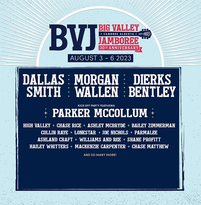 Big Valley Jamboree: Morgan Wallen, Chase Rice, Bailey Zimmerman & Ashland Craft – Saturday at Big Valley Jamboree Grounds